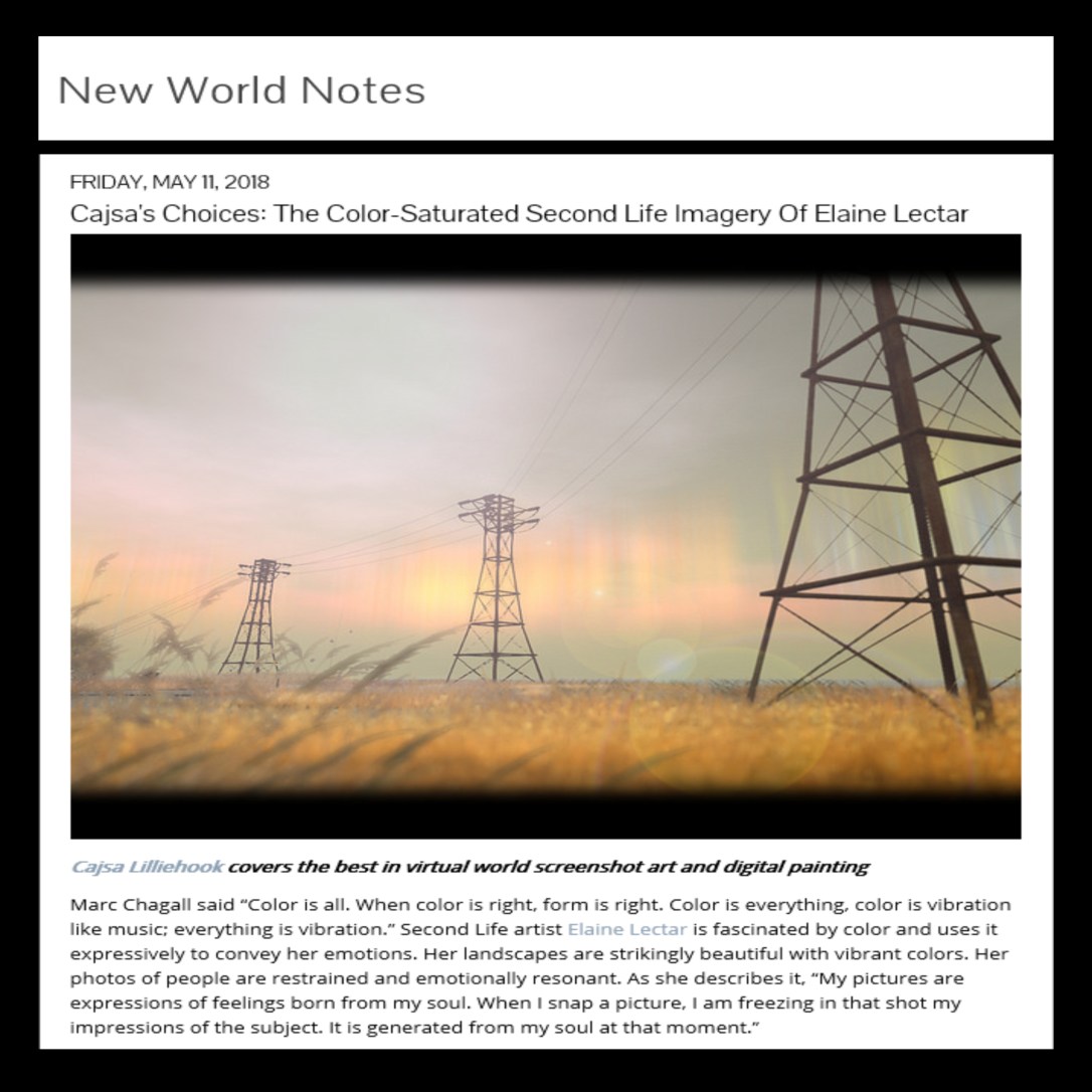 Interview for New World Notes