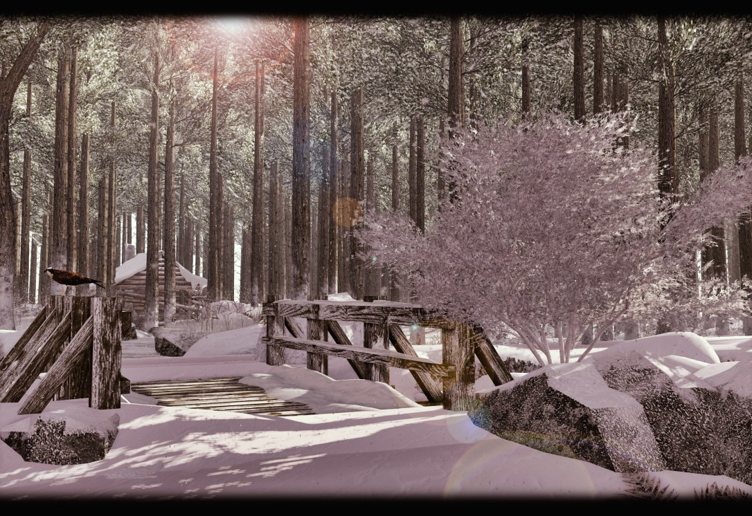 Little Branch - Lycium Tree -Animated-4Seasons