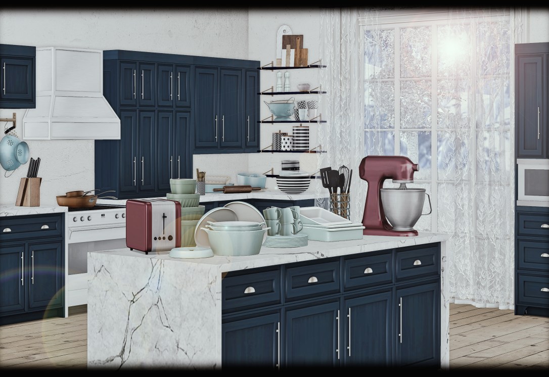 MudHoney - Vintage Dishes Blue