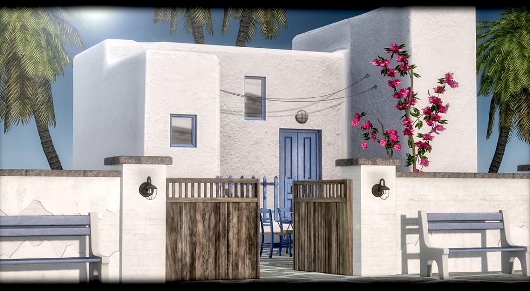 GOOSE - White garden wall