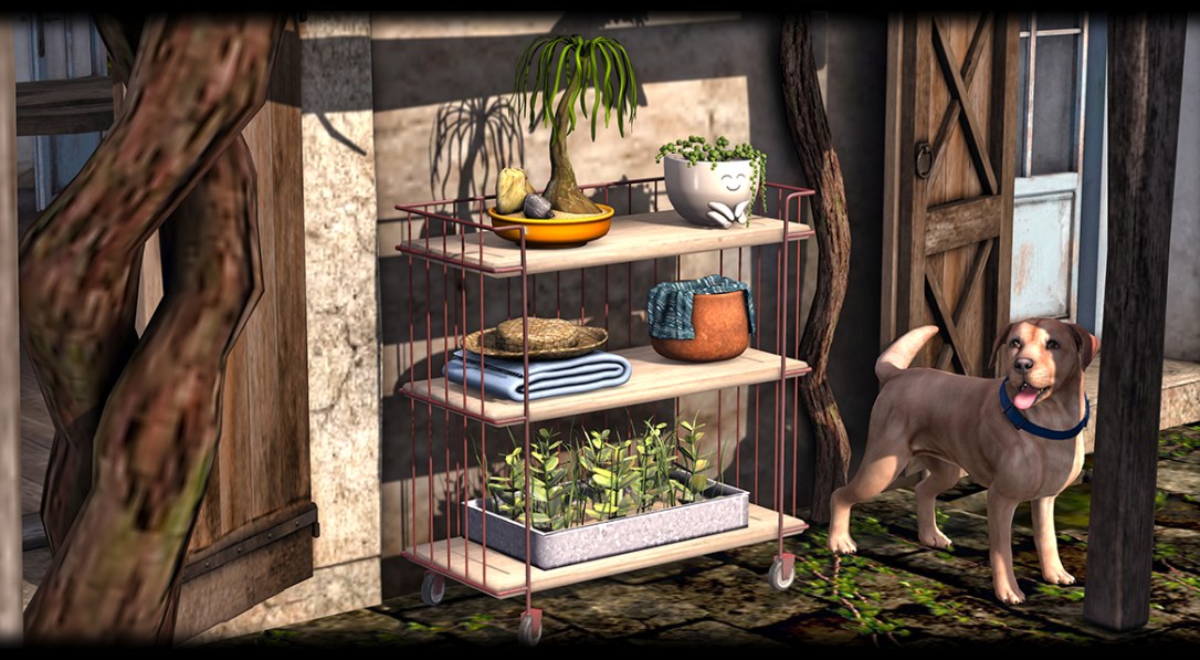 CRATE - Patio Plant Cart